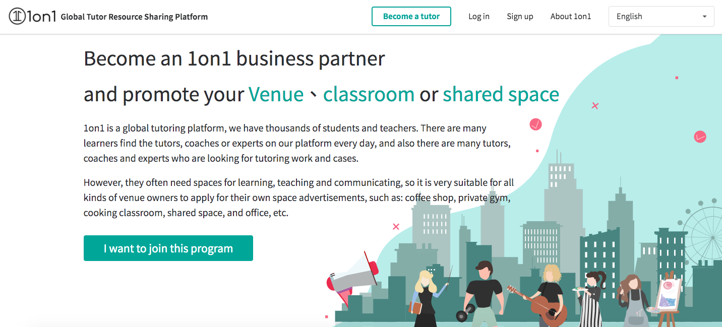 1on1-business partner-markting-backlink-ads-space-venue
